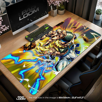 Broly Super Saiyan Mouse Pad - Energy Burst Anime Desk Mat
