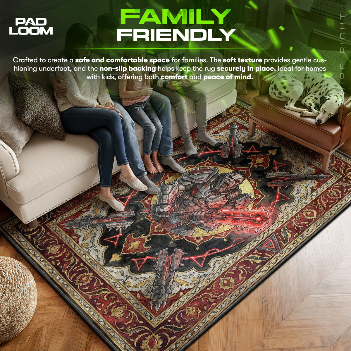 Brute Chieftain Rage Rug - Halo Chair Mat