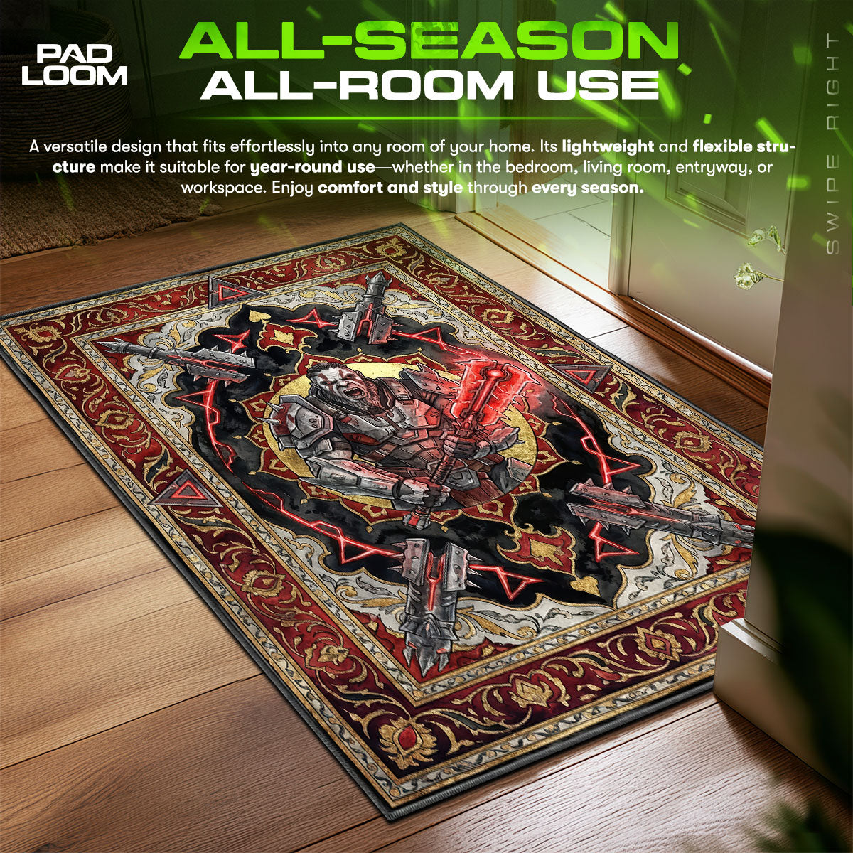 Brute Chieftain Rage Rug - Halo Chair Mat