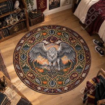 Buckbeak Wingspread Round Rug - Harry Potter Chair Mat