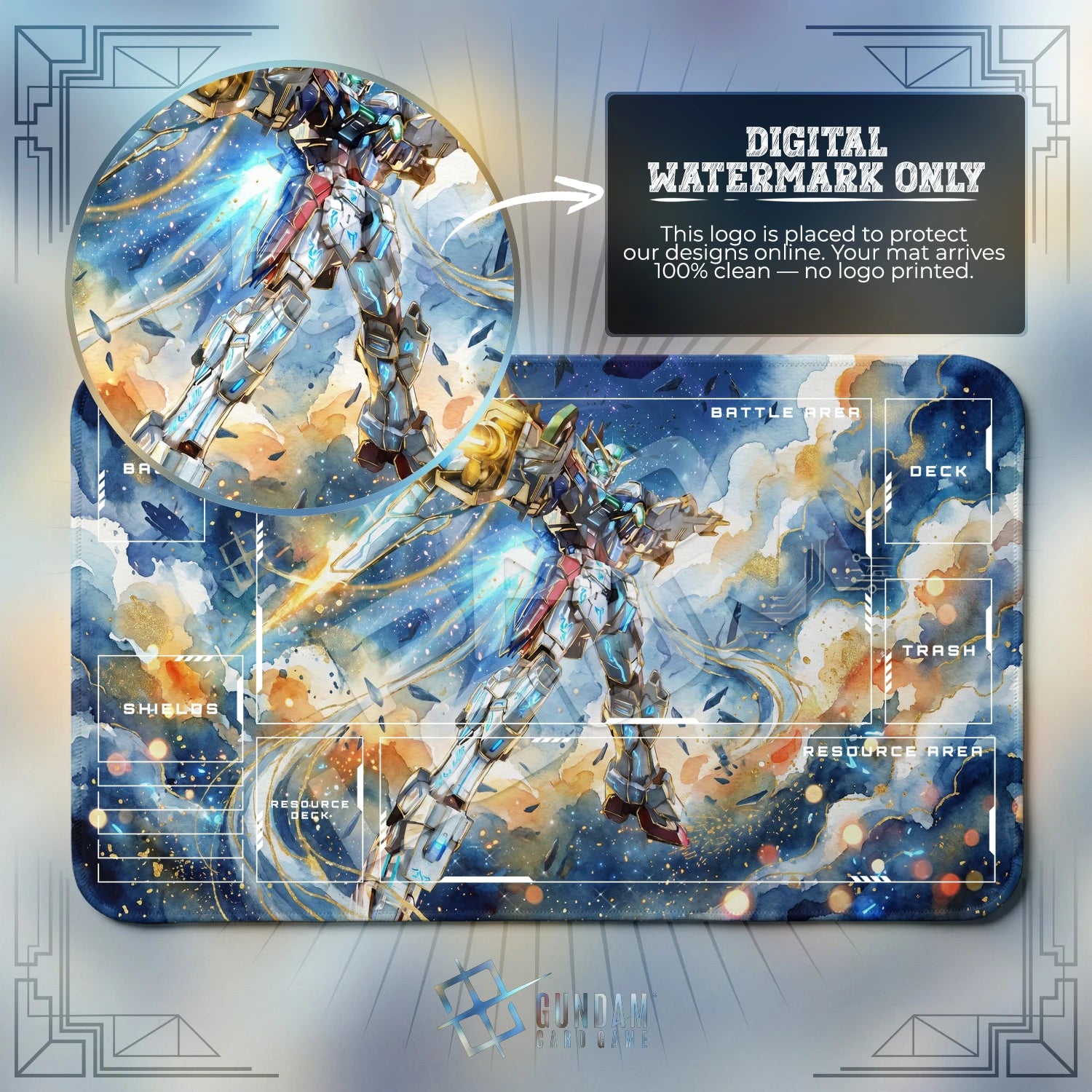 Build Strike Starfall Playmat - Gundam TCG Mat