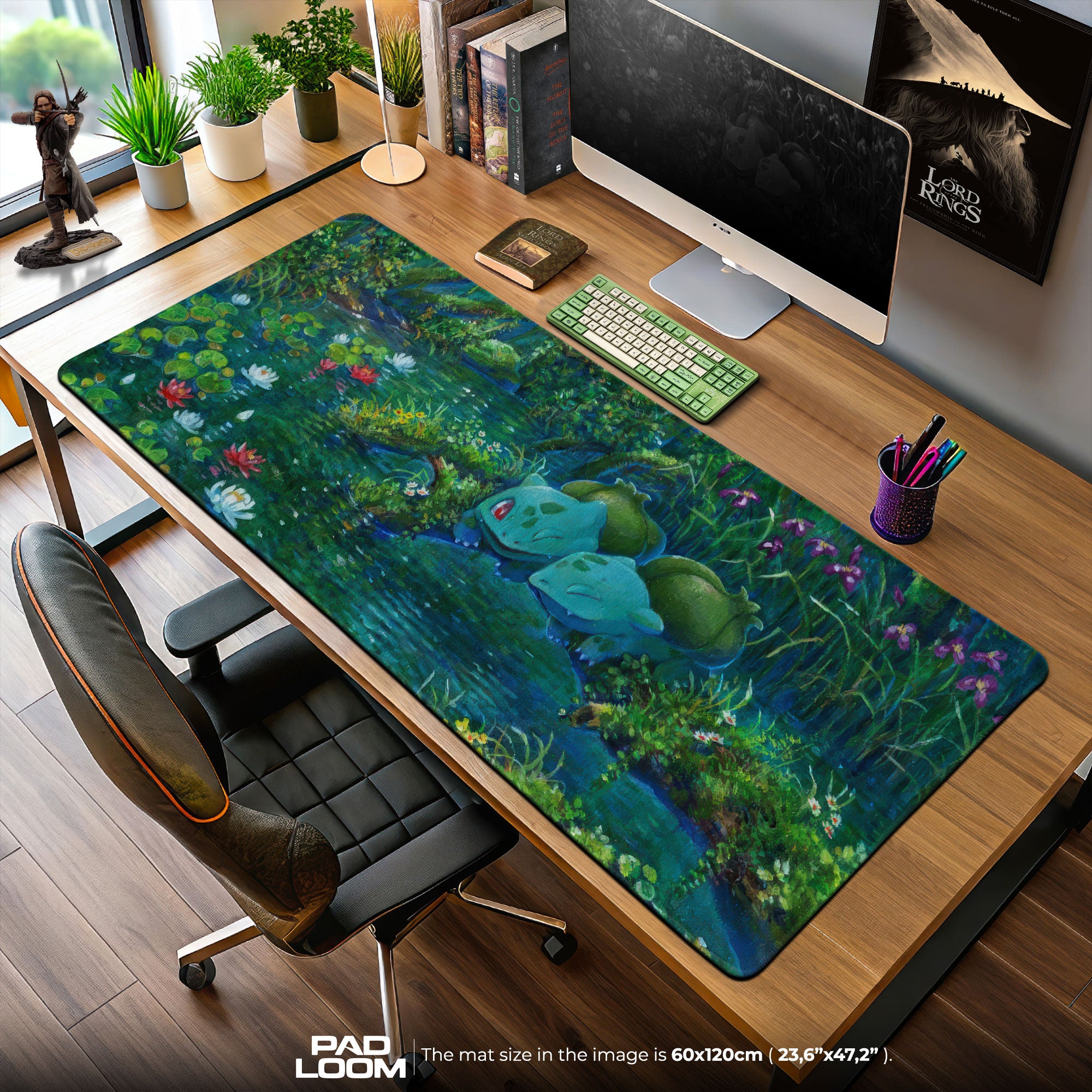 Bulbasaur Meadow Mouse Pad, Pokémon Nature Desk Mat