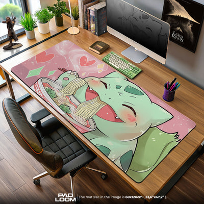 Bulbasaur Ramen Joy Mauspad, Pokémon Gaming Schreibtischmatte