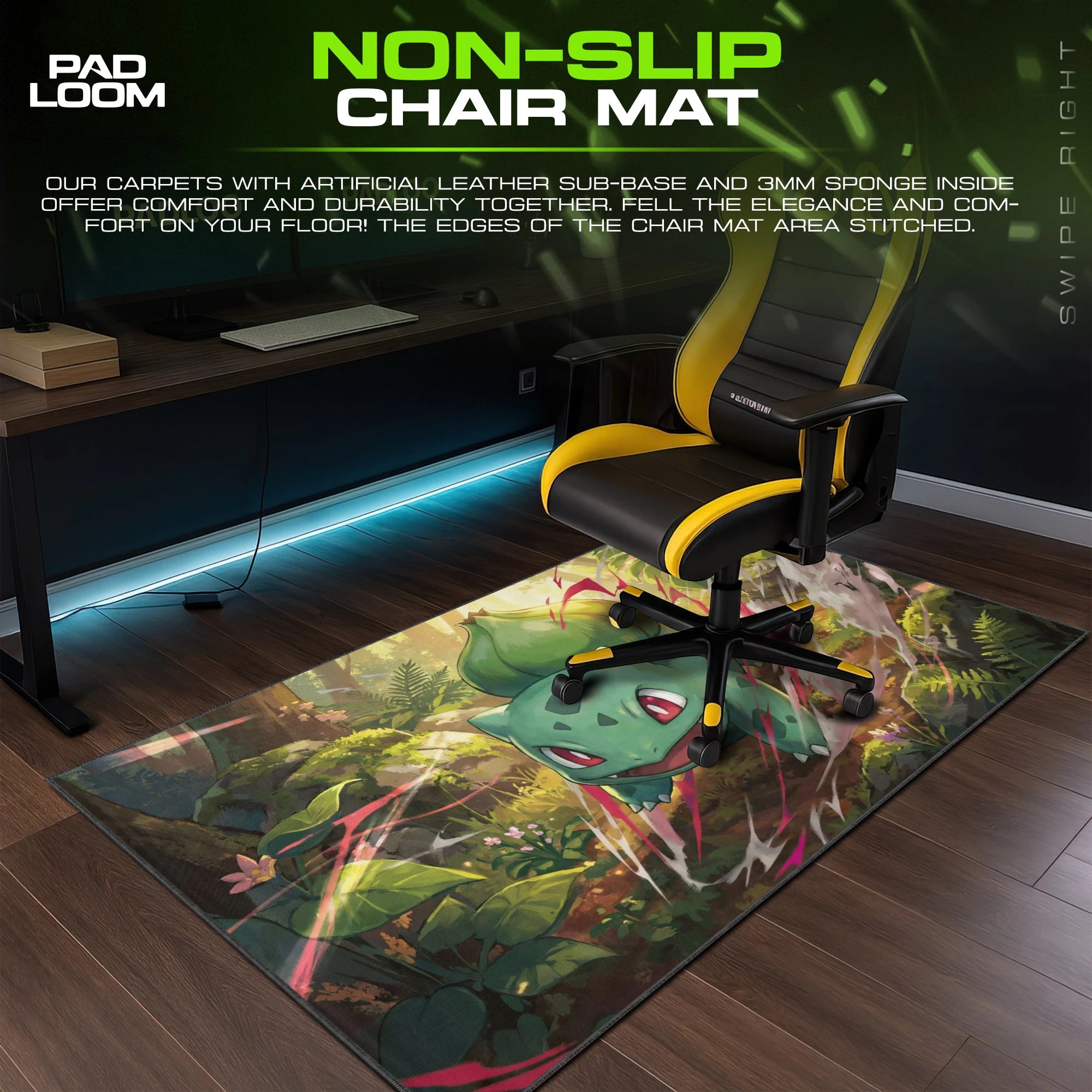 Bulbasaur Sunbeam Thicket Mouse Pad - Pokémon Mat