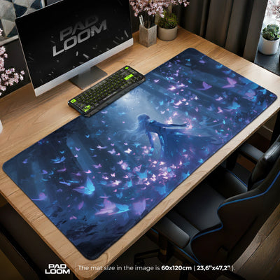 Butterfly Glade Spirit Mouse Pad - Fantasy Desk Mat