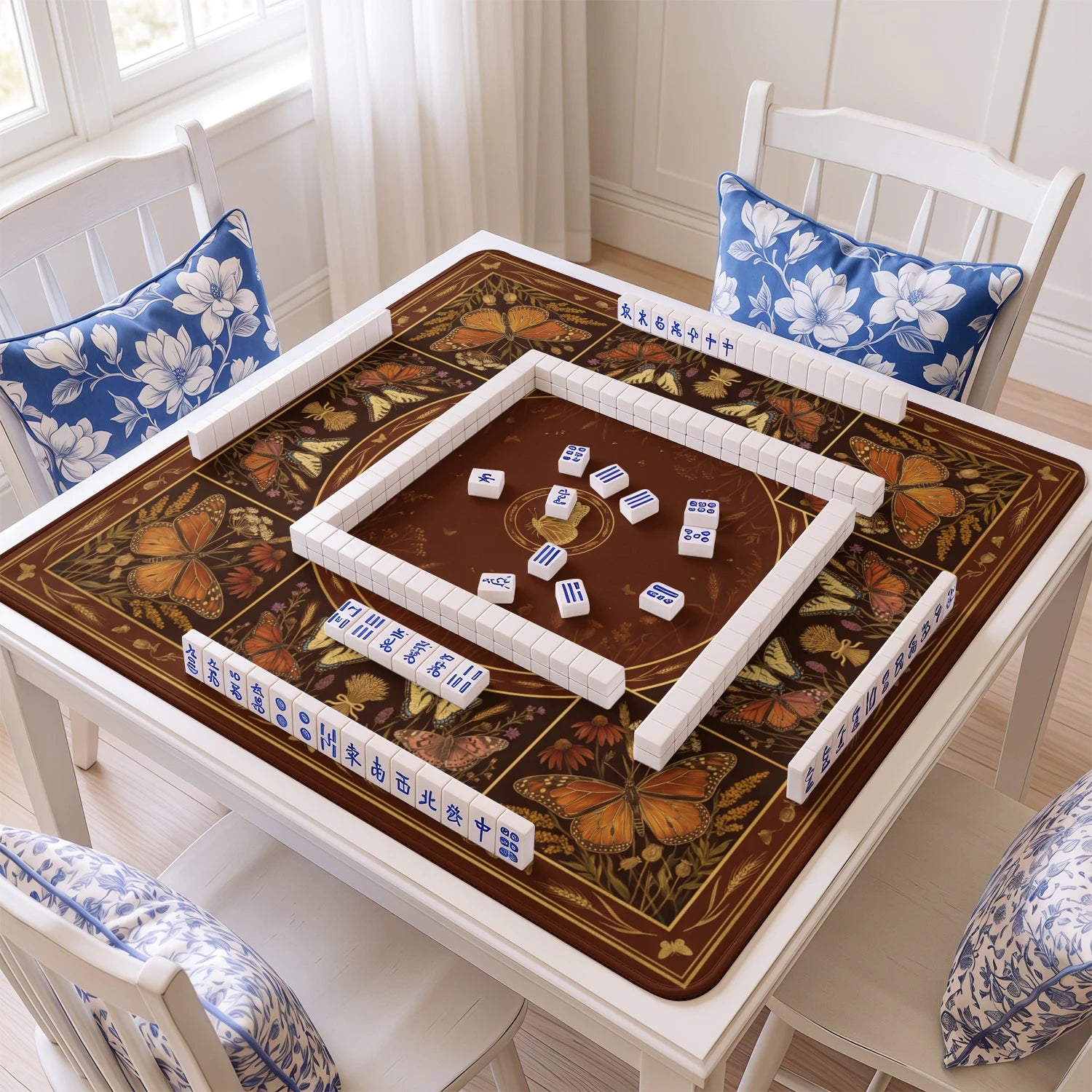 Butterfly Meadow Mahjong Mat - Mah Jongg Mat