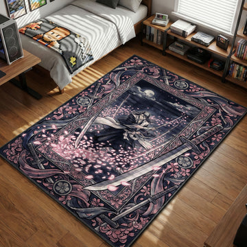 Byakuya Kuchiki Senbonzakura Rug - Bleach Chair Mat