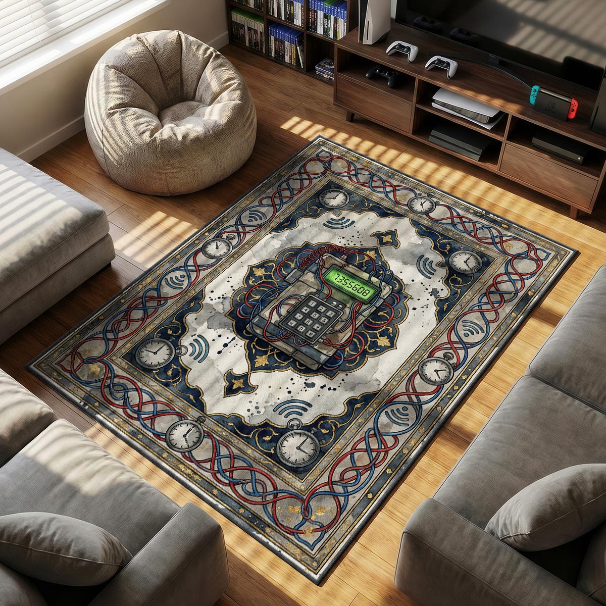 C4 Bomb Planted Rug - CS2 Chair Mat