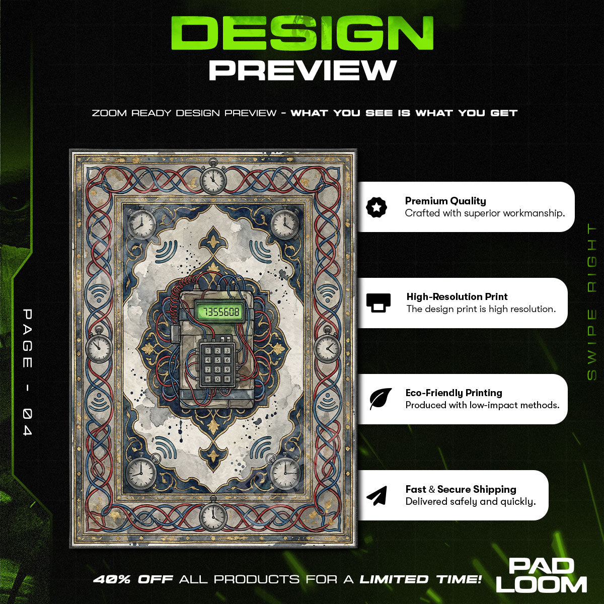 C4 Bomb Planted Rug - CS2 Chair Mat