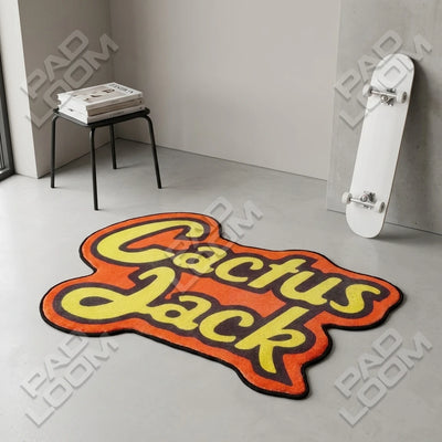 Cactus Jack Rug - Shaped Man Cave Area Rug