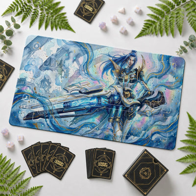 Caitlyn Frost Playmat - LoL Riftbound TCG Mat