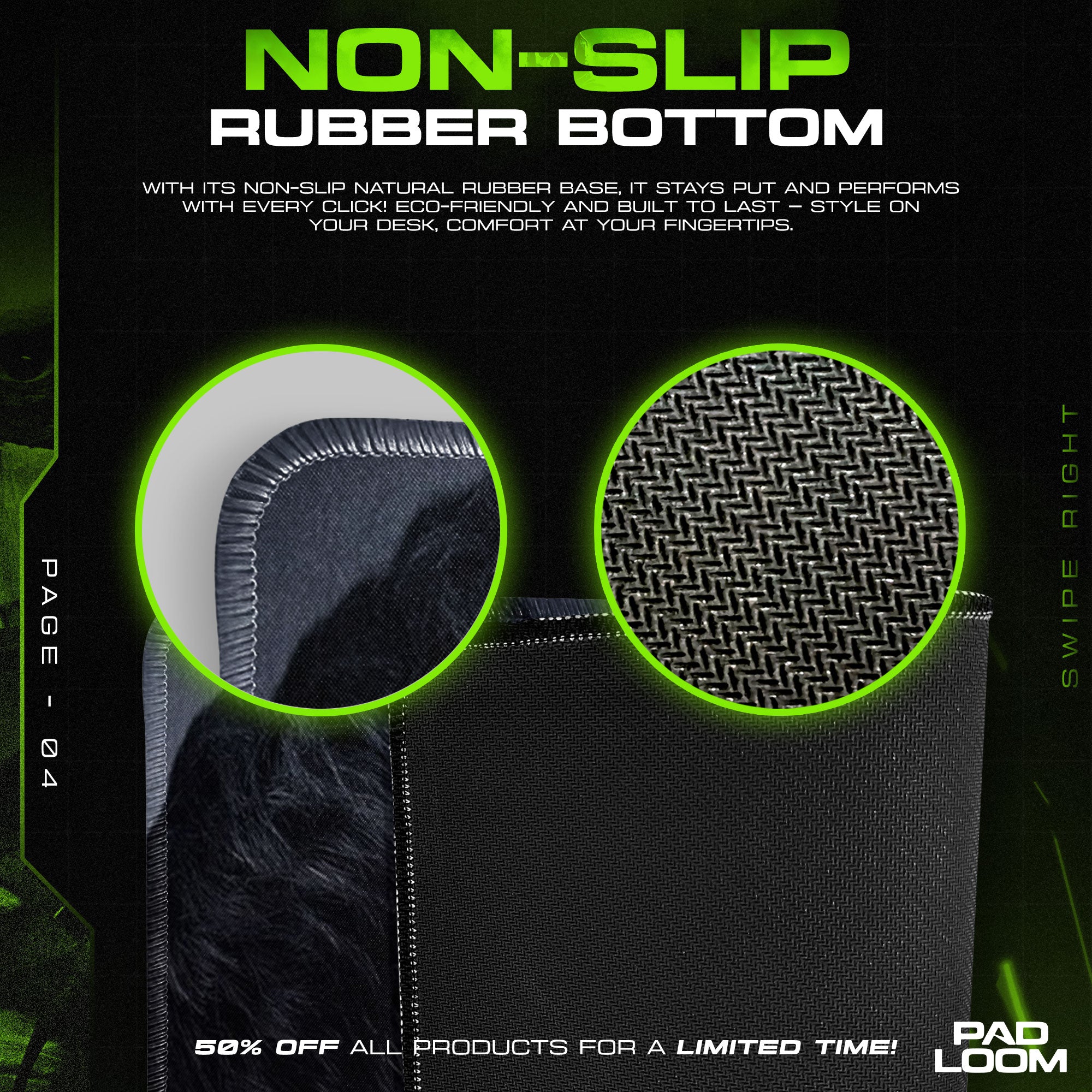 Call of Duty Mouse Pad, Soldier Shadows Gamer Desk Mat