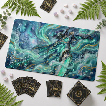 Camille Verdant Riftbound TCG playmat – zone-free full-art League of Legends game mat