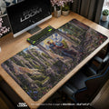 Captain America Ruins Vigil Mouse Pad – gaming desk mat by Padloom