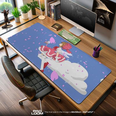 Cardcaptor Sakura Pink Dress Mouse Pad, Anime Magical Desk Mat
