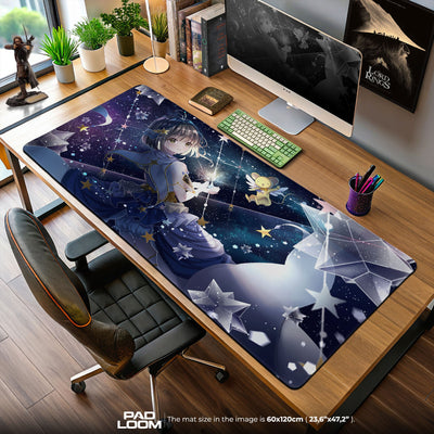 Cardcaptor Sakura Starry Night Mouse Pad, Anime Fantasy Desk Mat