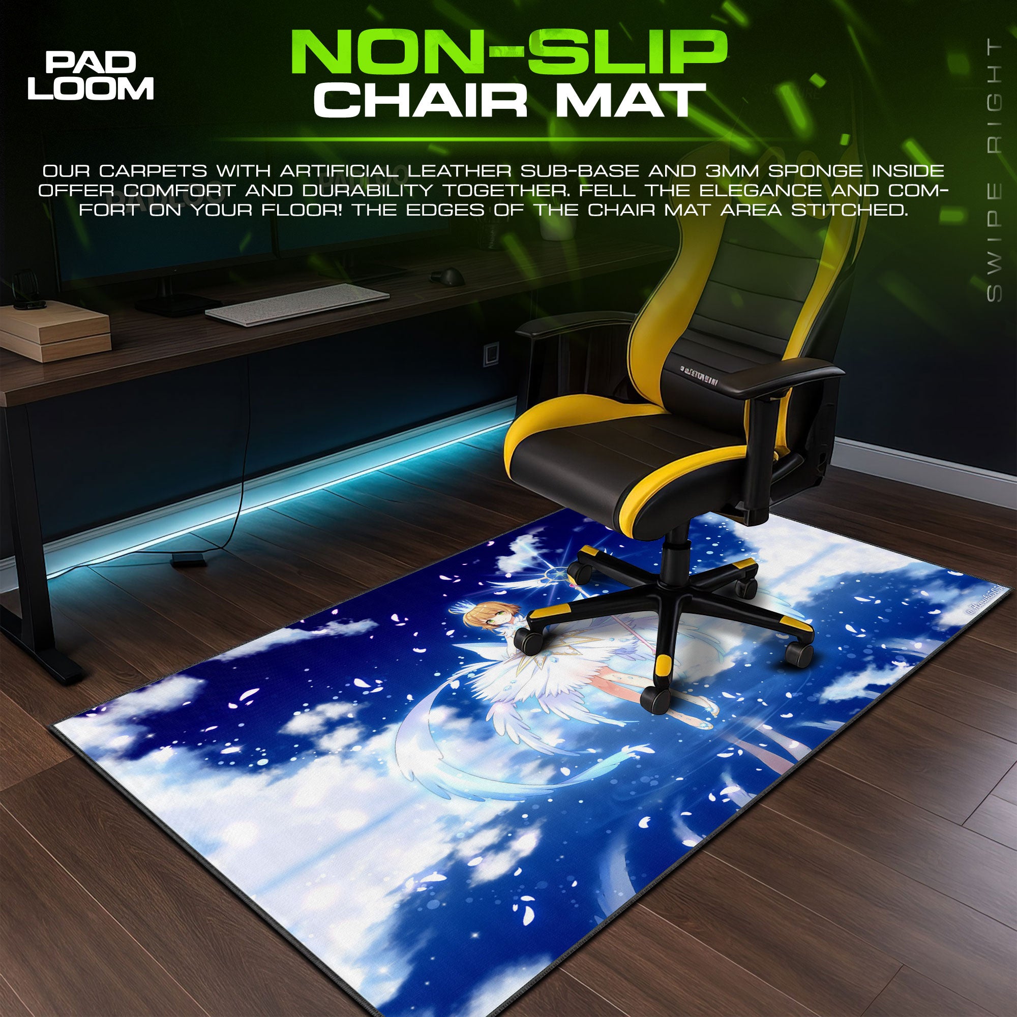 Cardcaptor Sakura White Dress Mouse Pad, Anime Magic Desk Mat