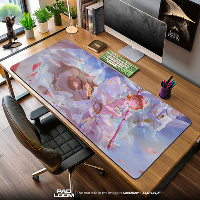 Cardcaptor Sakura Wolf Spirit Mouse Pad, Anime Fantasy Desk Mat