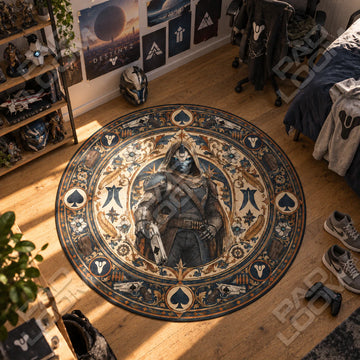 Cayde-6 Spades Round Rug - Destiny 2 Chair Mat