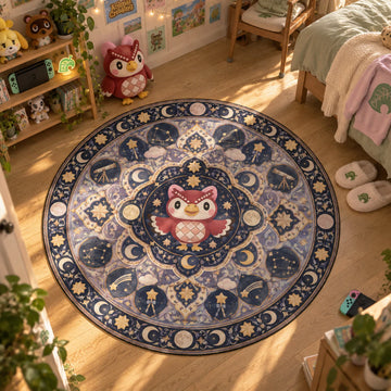 Celeste Stargazing Round Rug - Animal Crossing Chair Mat
