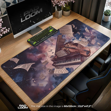 Celestial Sonata Mouse Pad - Music Art Desk Mat