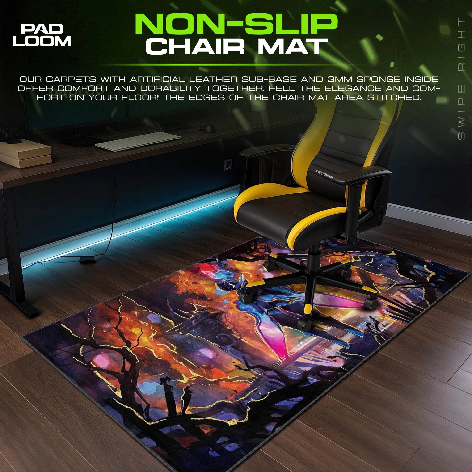 Ceruledge Ember Blade Mouse Pad - Pokemon Desk Mat