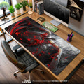 Chainsaw Man Crimson Rampage Mouse Pad, Anime Gaming Desk Mat Padloom