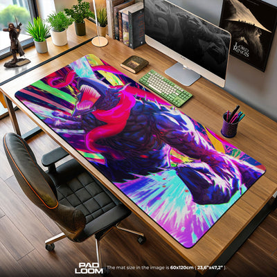 Chainsaw Man Devil Unleashed Mouse Pad, Anime Gaming Desk Mat