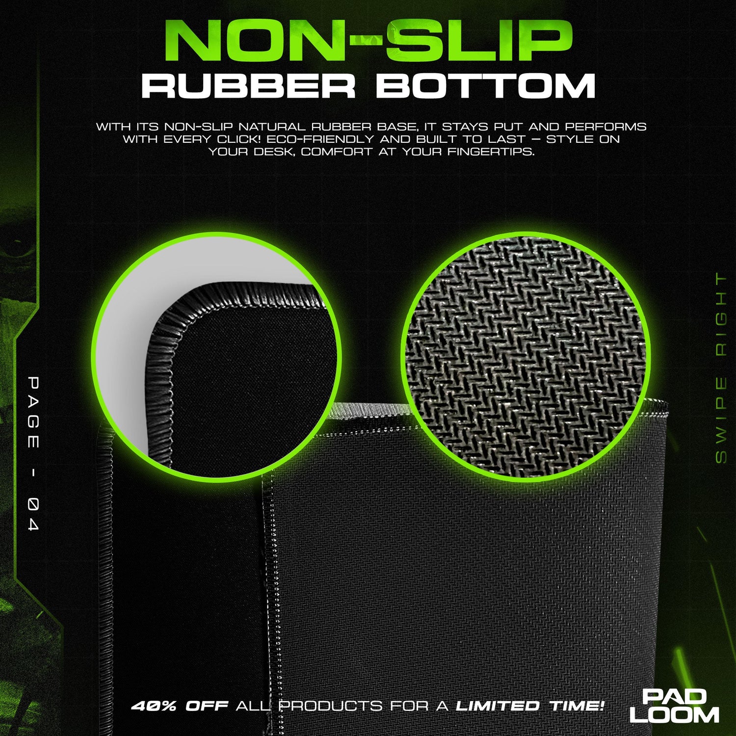 Chainsaw Man Katana Graveyard Mouse Pad, Manga Panel Gaming Desk Mat Padloom