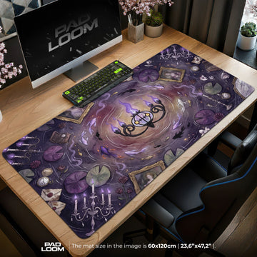 Chandelure Seance Pond Mouse Pad - Pokemon Desk Mat