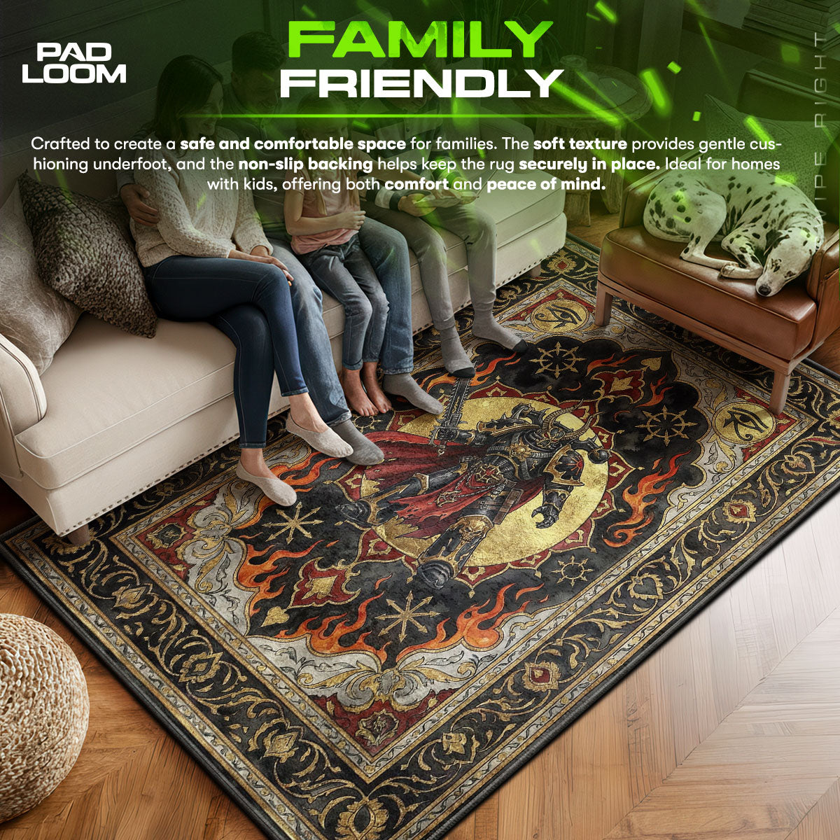 Chaos Marine Ketzerteppich - Warhammer 40k Stuhlunterlage