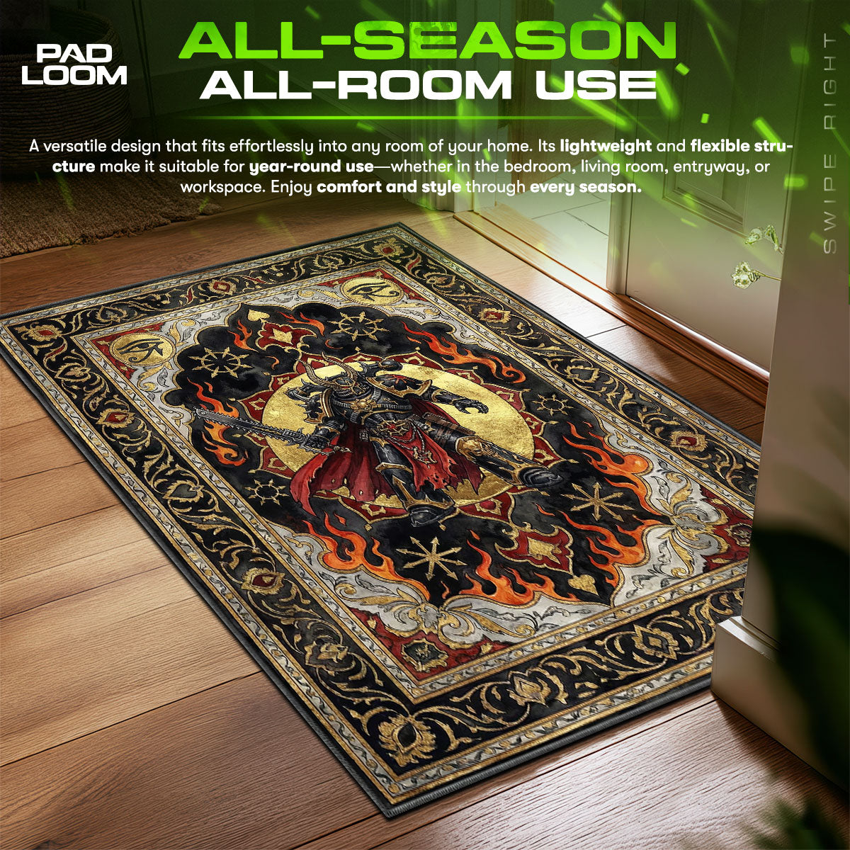 Chaos Marine Ketzerteppich - Warhammer 40k Stuhlunterlage