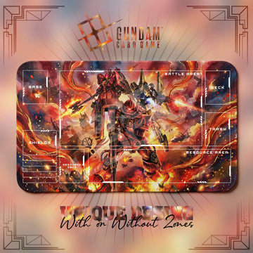 Char Legacy Playmat - Gundam TCG Card Game Mat