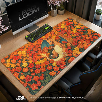Charizard Blossom Rest Mouse Pad - Pokémon Desk Mat