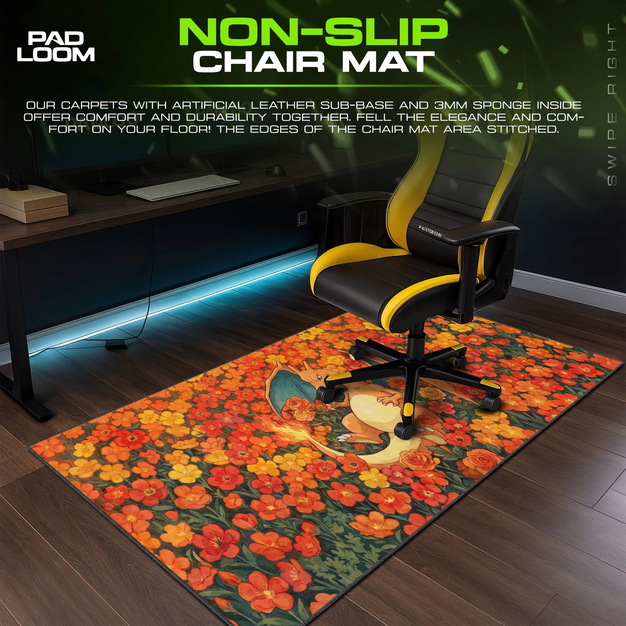 Charizard Blossom Rest Mouse Pad - Pokémon Desk Mat