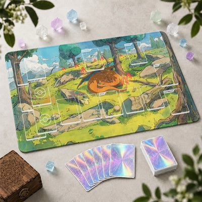 Charizard Canyon Playmat - Pokemon TCG Mat