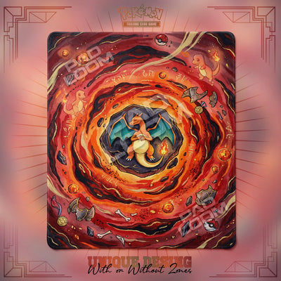 Charizard Inferno Playmat - 2 Player Pokemon TCG Mat