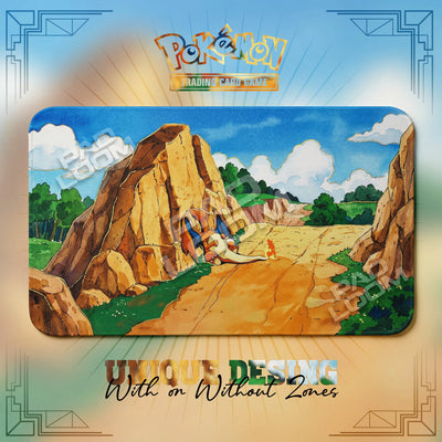 Charizard Meadow Playmat - Pokemon TCG Mat