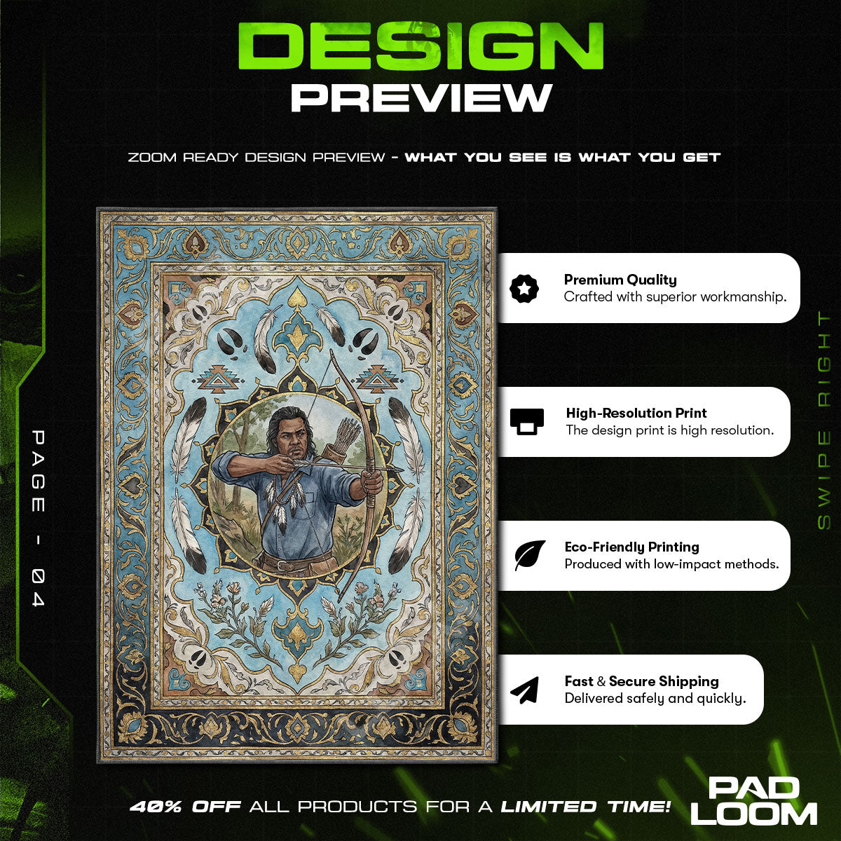 Charles Smith Archer Rug - RDR2 Chair Mat