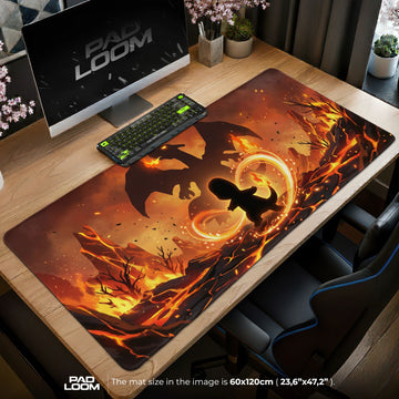 Charmander Ember Destiny Mouse Pad - Pokemon Desk Mat