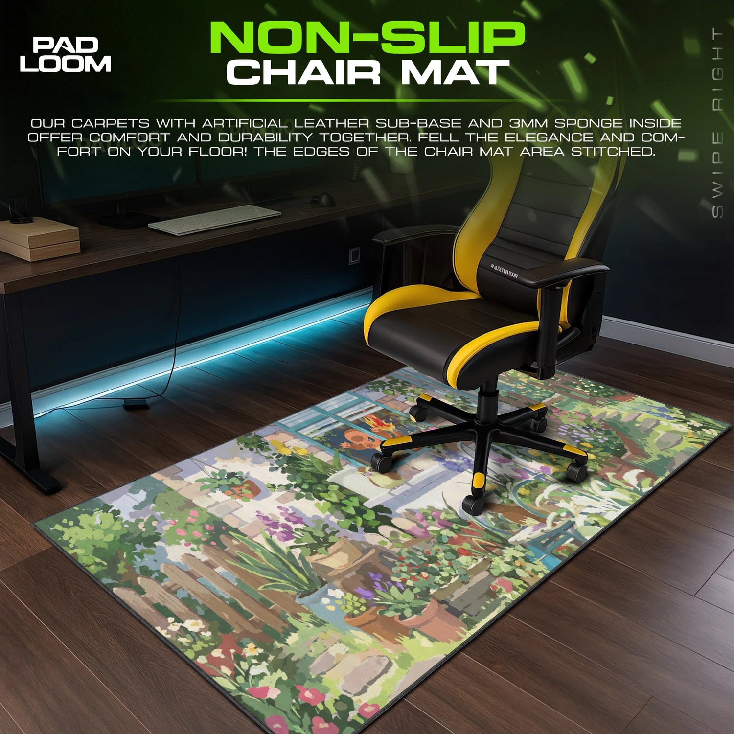 Charmander Garden Window Mouse Pad - Pokemon Desk Mat