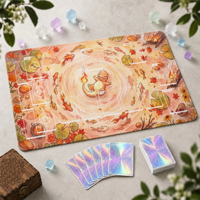 Charmander Pond Playmat - Pokemon TCG Mat