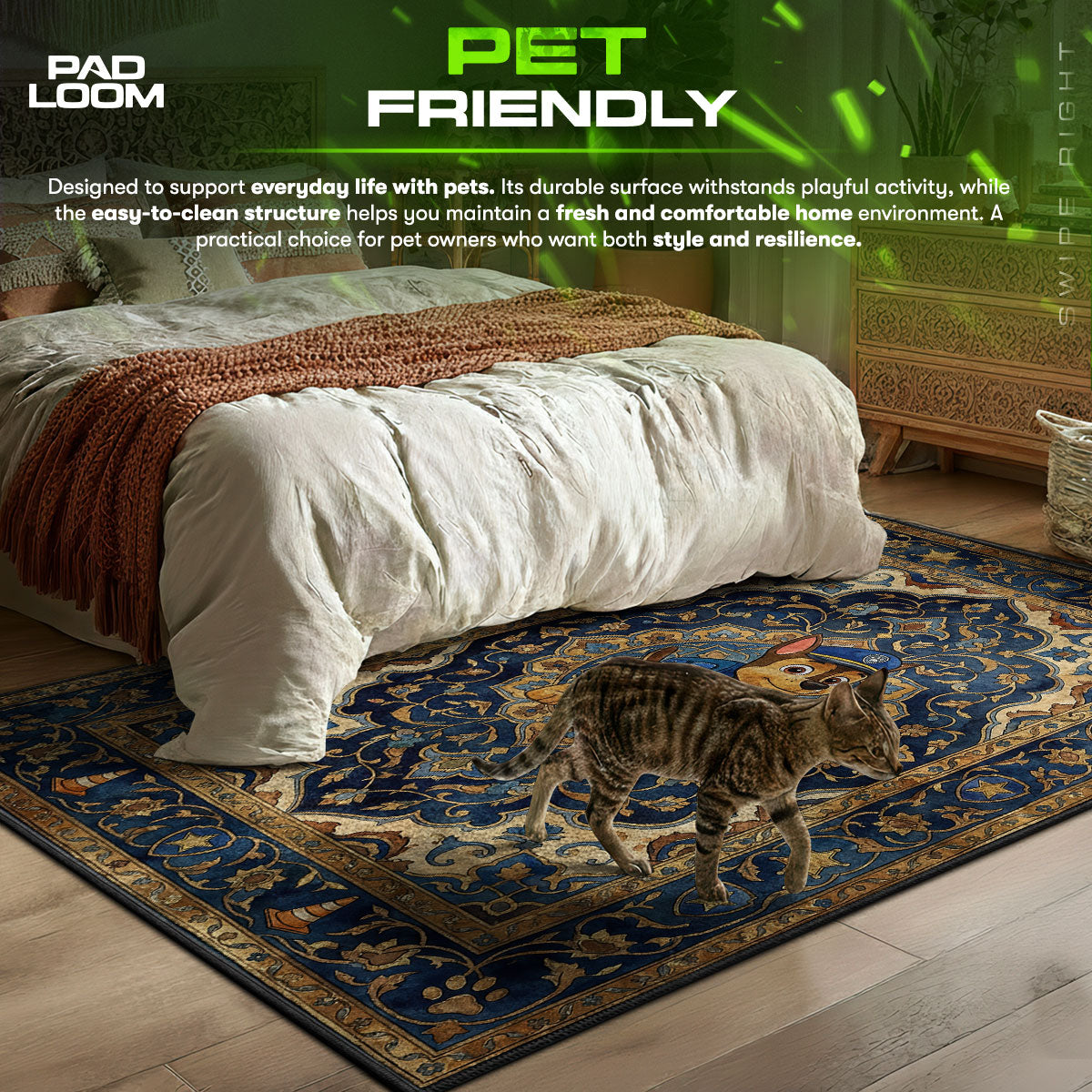 Chase Police themed area rug for home decor fans