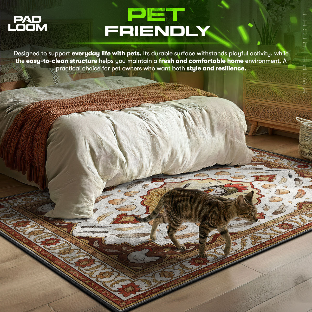 Chicken Mascot Tactical Rug - CS2 Chair Mat