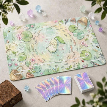 Chikorita Spring Playmat - Pokemon TCG Mat