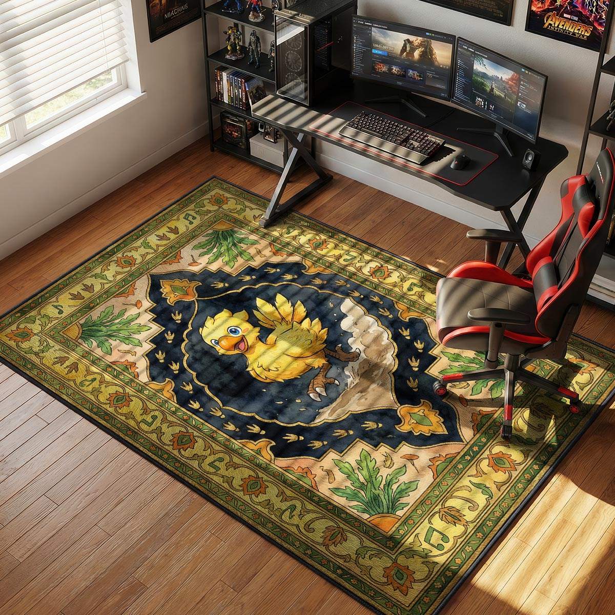 Chocobo Adventure Rug - Final Fantasy Chair Mat