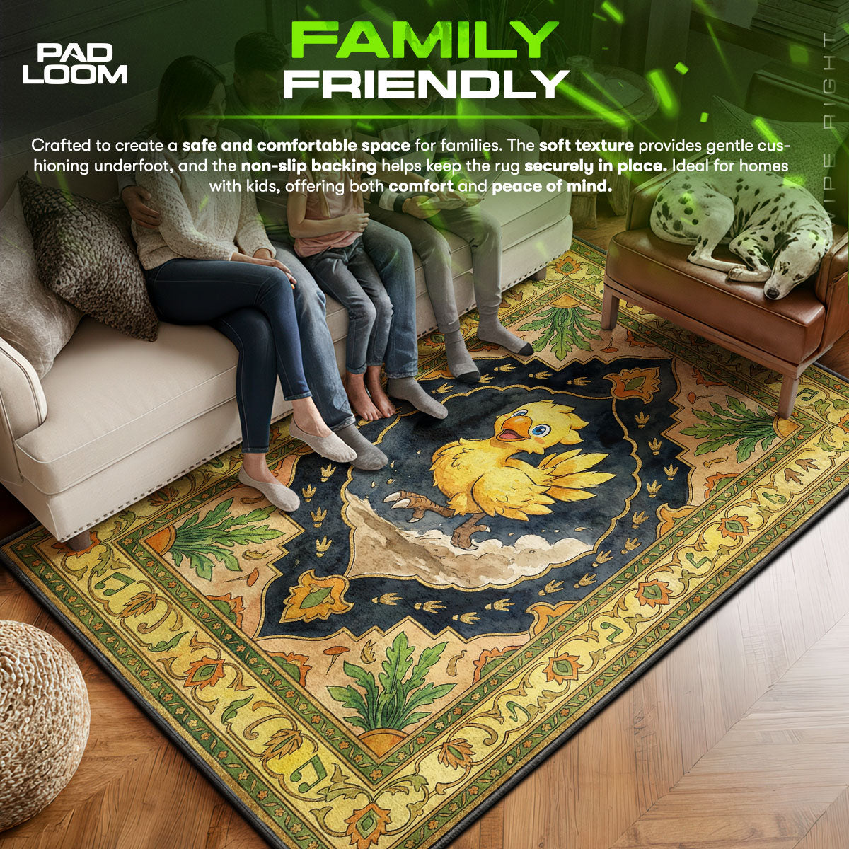 Chocobo Adventure Rug - Final Fantasy Chair Mat