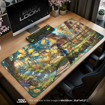 Chocobo Farm Day Mouse Pad - Final Fantasy Desk Mat