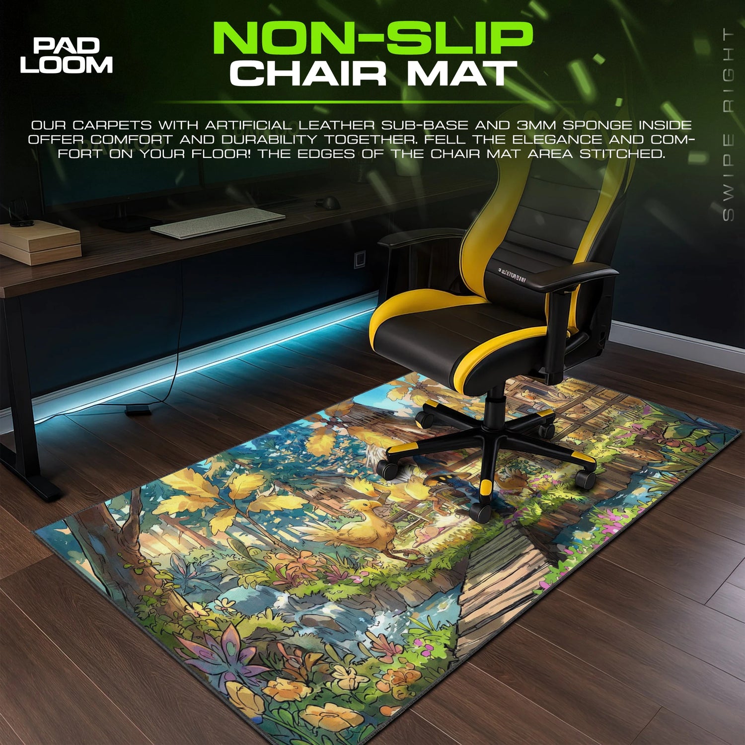 Chocobo Farm Day Mouse Pad - Final Fantasy Desk Mat