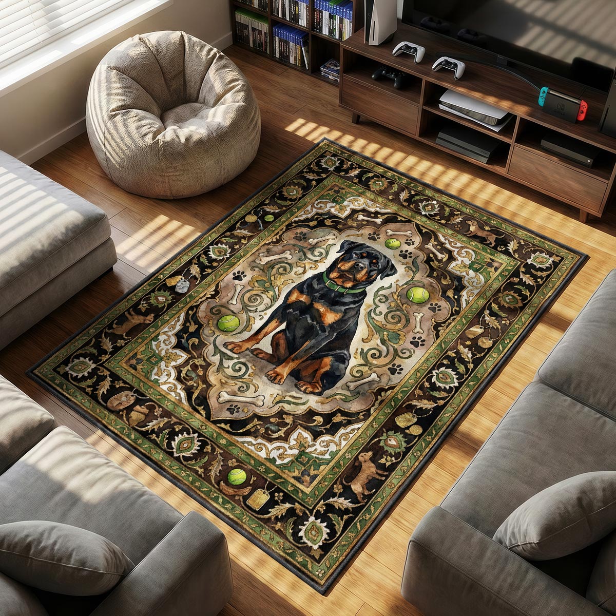 Chop Loyal Companion Rug - GTA V Chair Mat